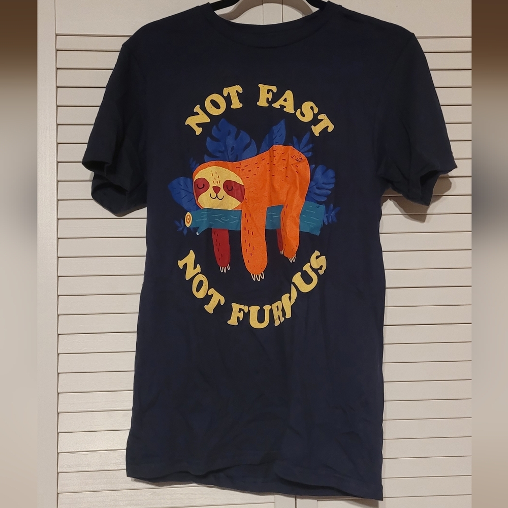 Kohl's Navy Sloth Graphic T Shirt